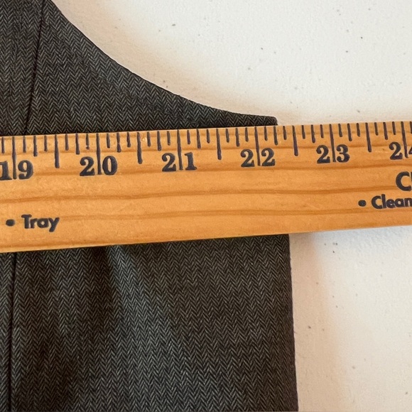 J.Jill Faux Fur Collar Vest - Olive Green - Picture 6 of 11